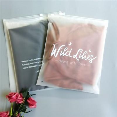 Frosted Zipper Bags for Clothes